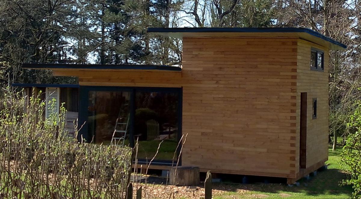 Cabanon de vacance HLL Habita9 avec 1 chambre et toilette